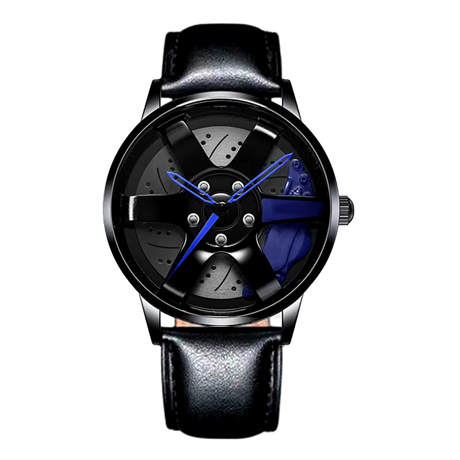 Cool and Cool Fashion Stainless Steel Men'S Quartz Wristwatch Dial Sport Car Rim Wheel Hub Watch Business Luxury Wrist Watches